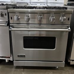 Viking 30”Wide All Gas Range Stove Stainless Steel 