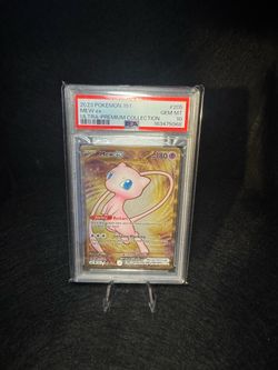 2023 Pokemon SV 151 Mew EX Metal Frame #205/165 PSA 10 GEM MINT
