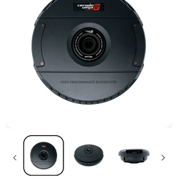 Cerwin VEGA 12" Shallow Spare Tire Powered Subwoofer - VPSTX12