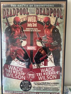 Title: Marvel Deadpool – Battle of Champions Framed Poster