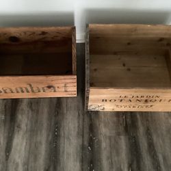 Vintage wine crate shipping crates decor storage