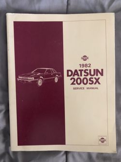 DATSUN 200SX Service Manual 1982