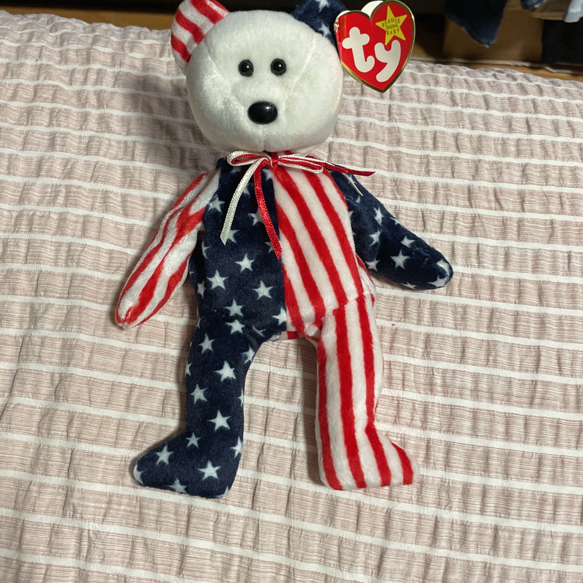 TY Beanie Baby "SPANGLE" Birth June 14, 1999 Exclusive to the United States