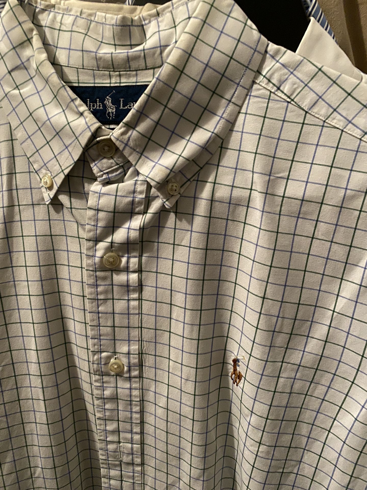 Ralph Lauren Polo Men’s Button Down Dress Shirt - Sz M