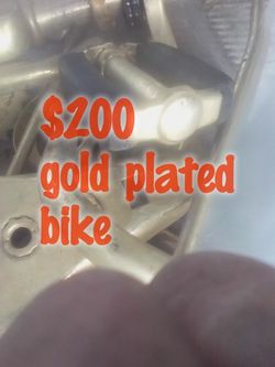 Gold Plated Low Rider Bike
