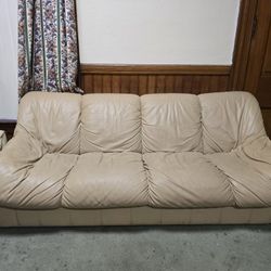 1 Peice Leather Sofa