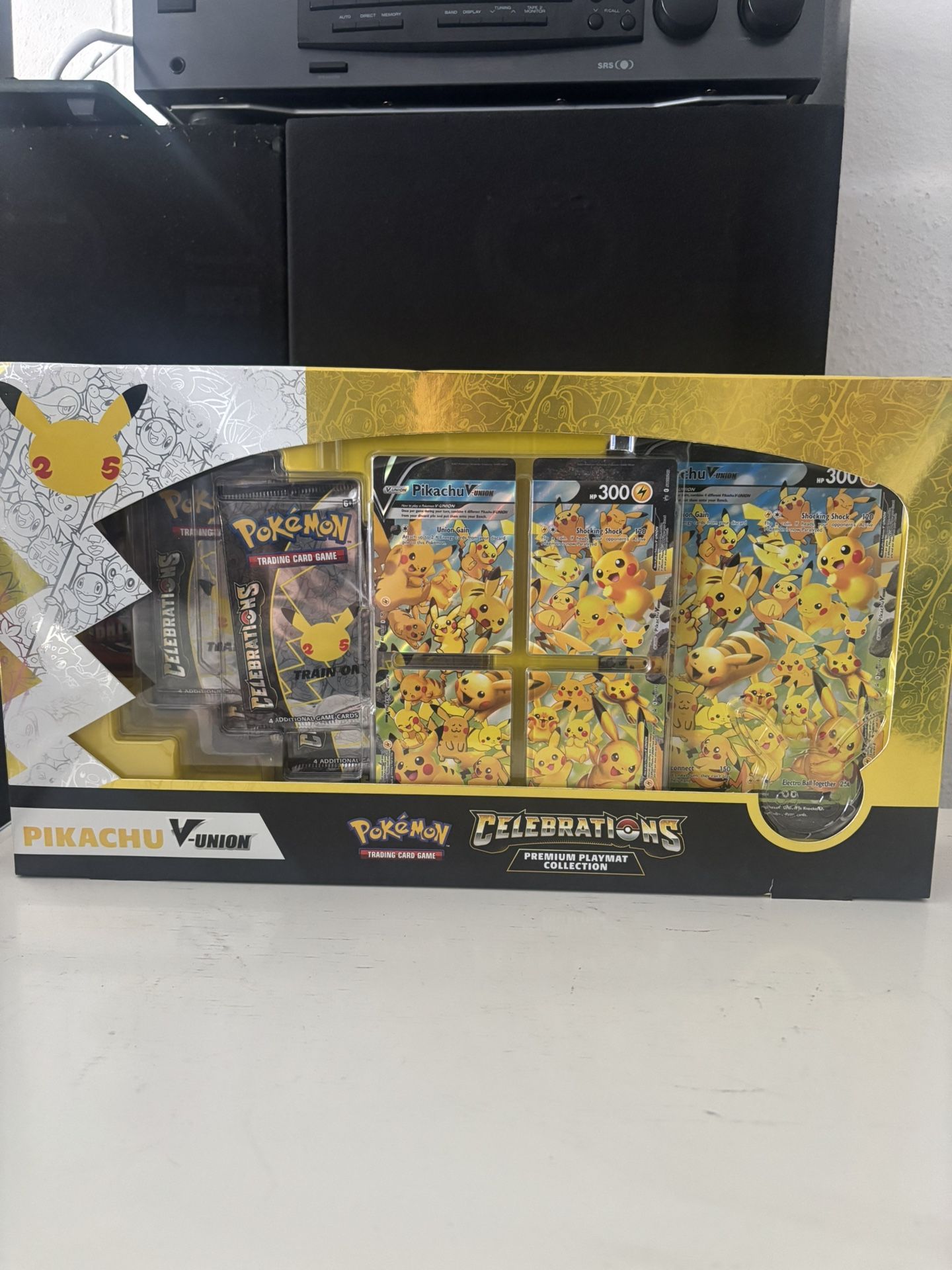 Pokemon Pikachu V Union Celebrations Collection Box