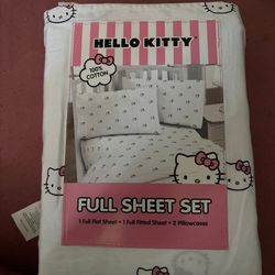 Hello Kitty Bed Sheets 