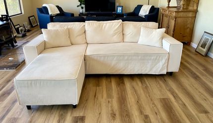 Ivory Colored Sectional Couch