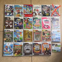 Nintendo Wii Games 
