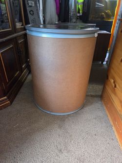 Brand New Mauser 30 gallon Fiber Drum with lever lock ring and steel lid, 300lb weight limit