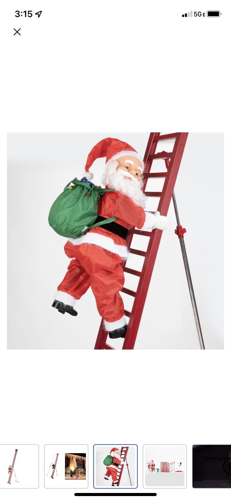 Brand New 10’ Ft Outdoor Super Climbing Santa