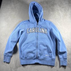 Vintage Nike North Carolina Hoodie Men’s Medium Faded Blue UNC Tarheels Y2K