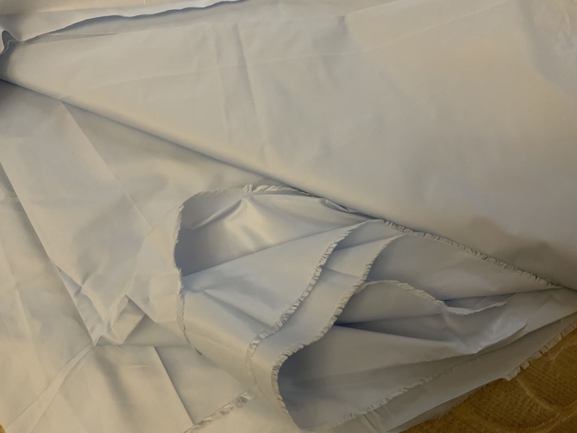Pale Blue Plastic Fabric 10 pieces (see measurements in discription)