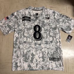 Lamar Jackson Salute To Service Jersey