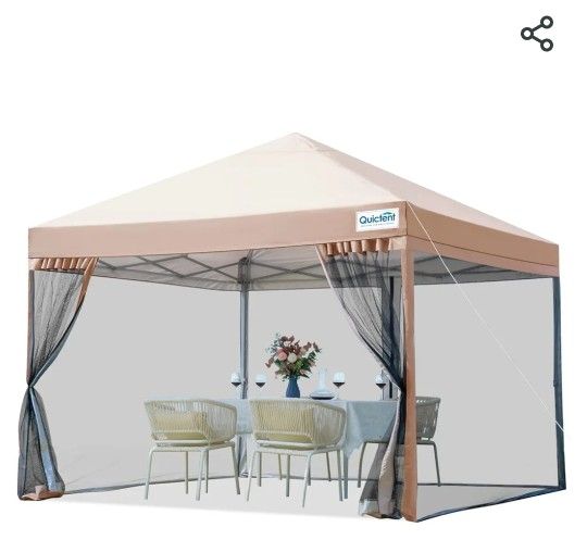 Brand New In Box - Quictent 6.6'x6.6' Pop-Up Canopy Tent