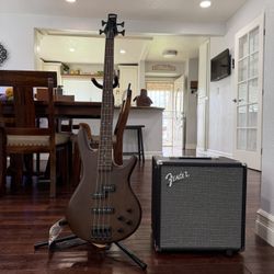 Electric Bass And Amp
