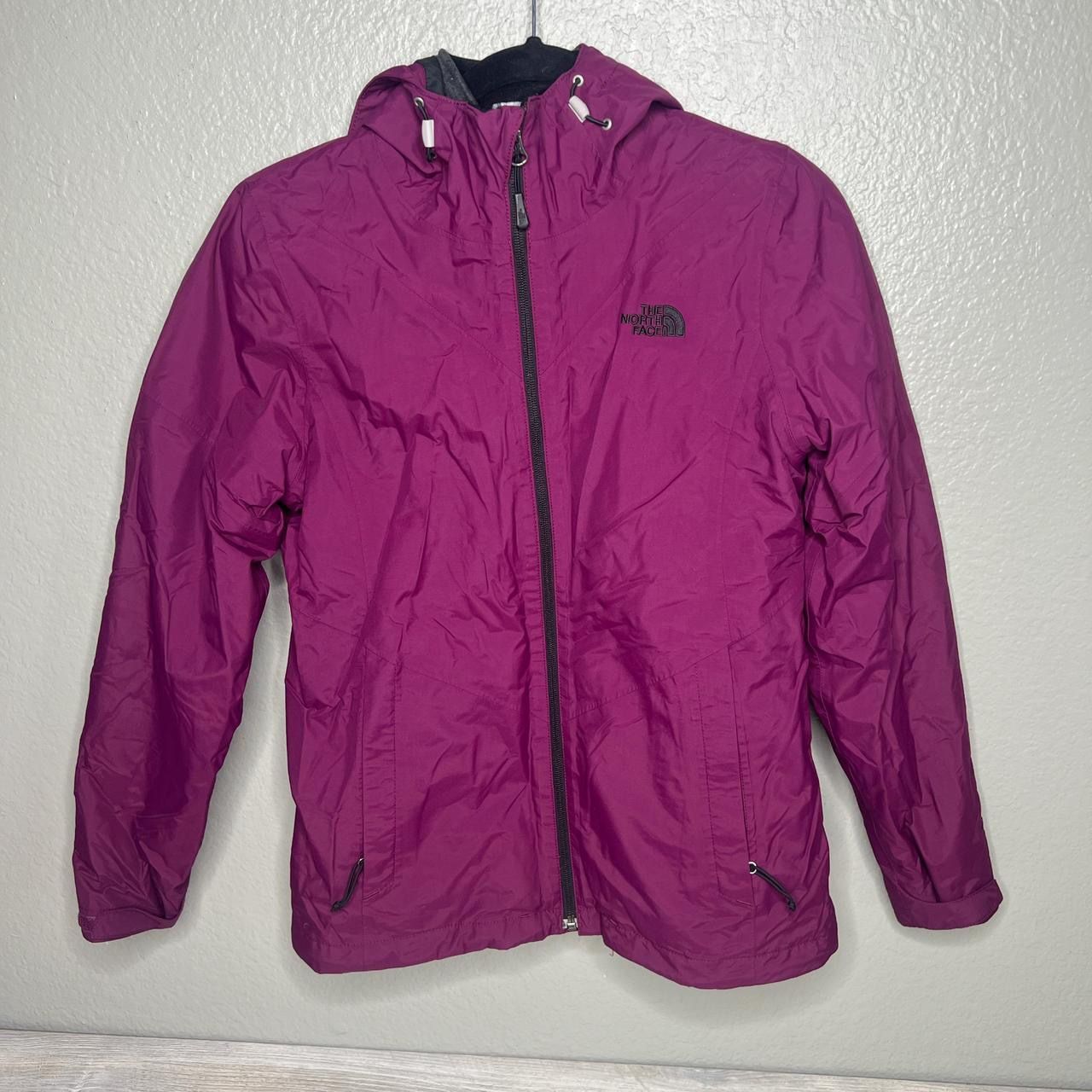 The North Face purple windbreaker jacket