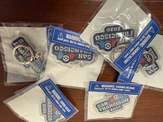 Pokemon World Championships 2026 San Francisco Keychain