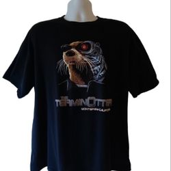 The Terminotter men's black short sleeve graphic t-shirt size XL