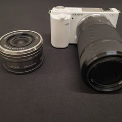 Sony ZV-e10 4K Mirrorless Camera + 2 Lenses - GREAT CONDITION
