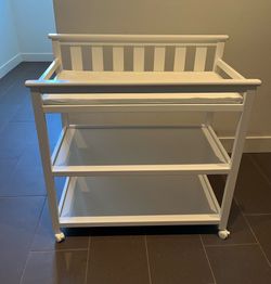 Infant Rolling Changing Table and Organizer