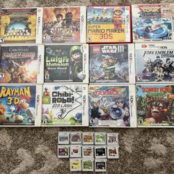 Nintendo 3ds Games 15 Each