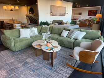 Pottery Barn Inspired Sectional | 6-Seat | Deep Lounge Seating