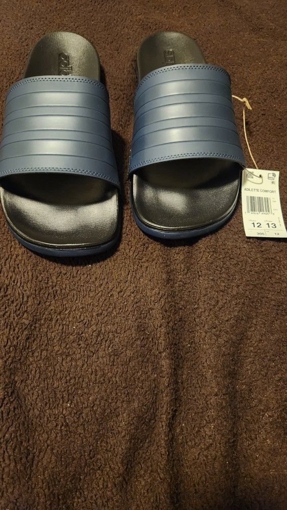 Adidas Adilette Comfort Slide Shadow Navy JP5735 Men Size 12