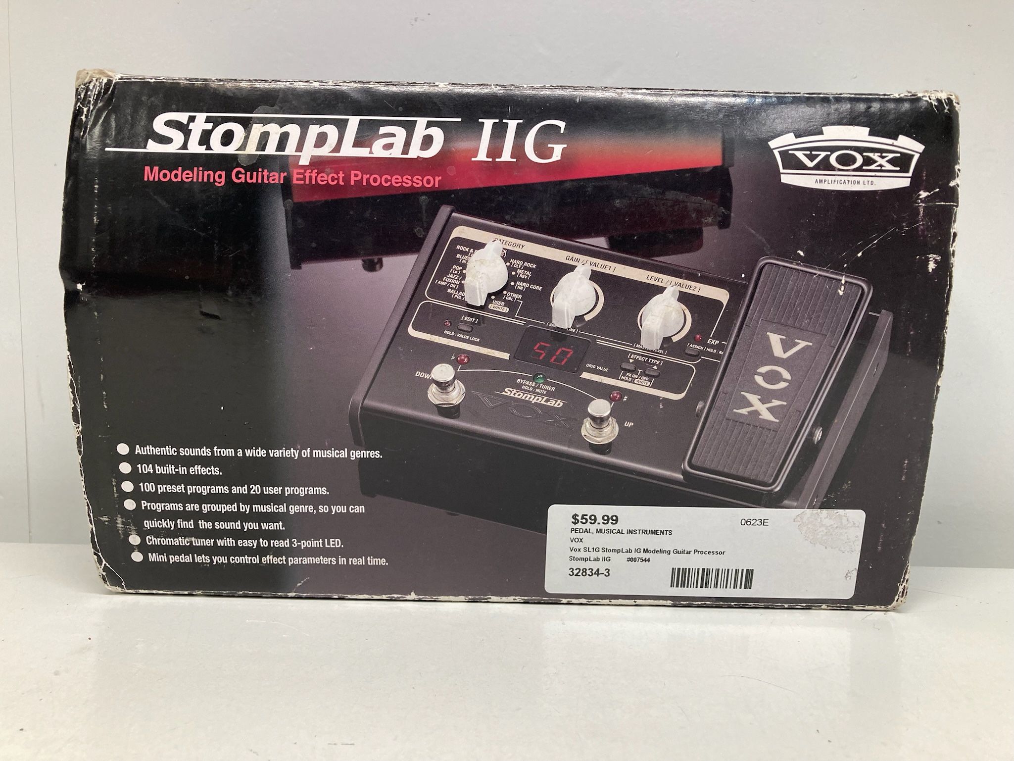 Vox SL1G StompLab IIG Modeling Guitar Processor