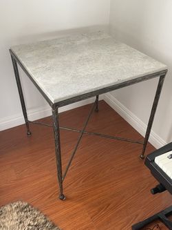 Custom granite and metal Table