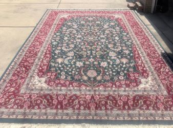 Hand woven rug