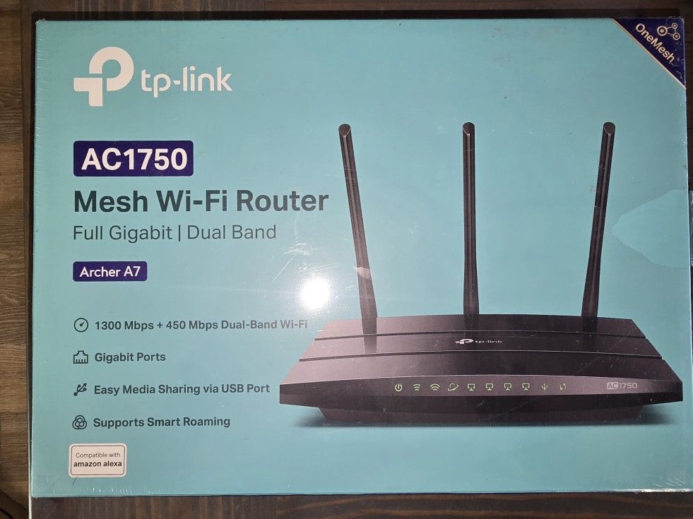 TP-Link AC 1750 Mesh Wi-Fi Full Gigabit Dual Band Router