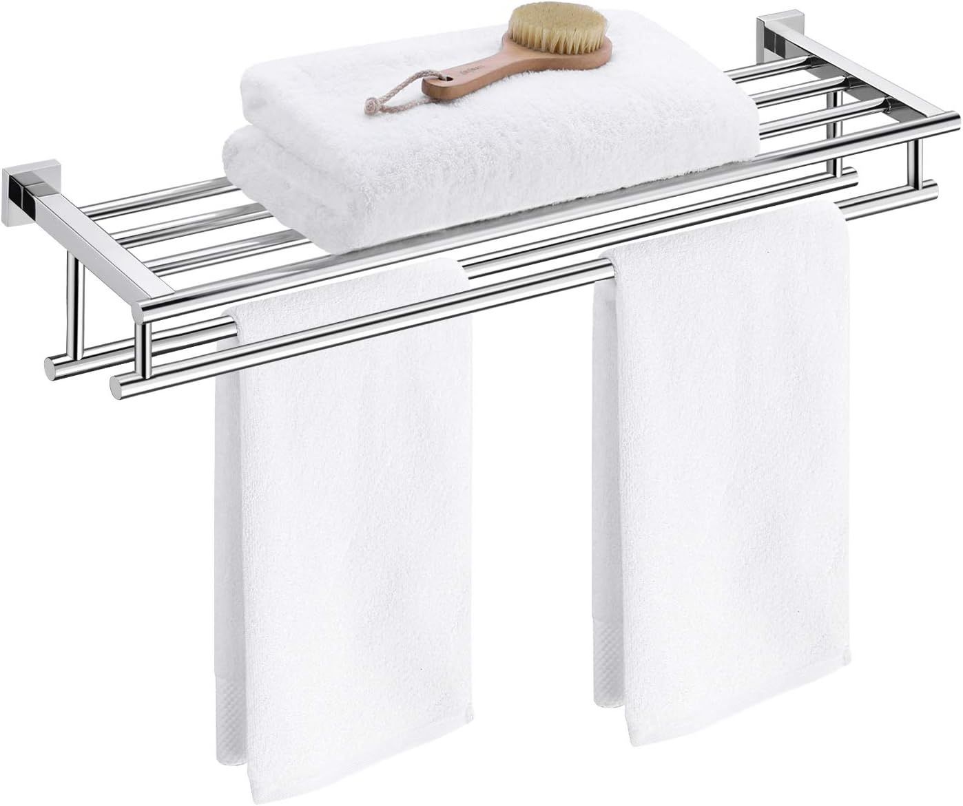 KES 30" Towel Rack / Shelf Polished Stainless Steel