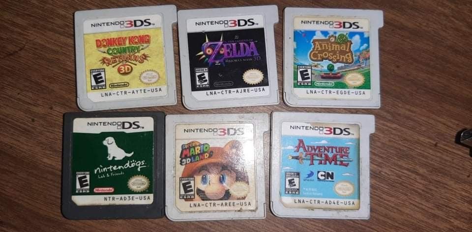 6 NINTENDO 3DS XL GAMES