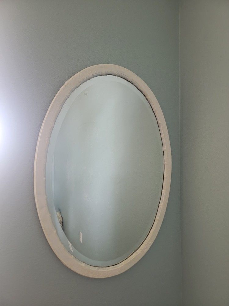 Round Antique Wall Mirror