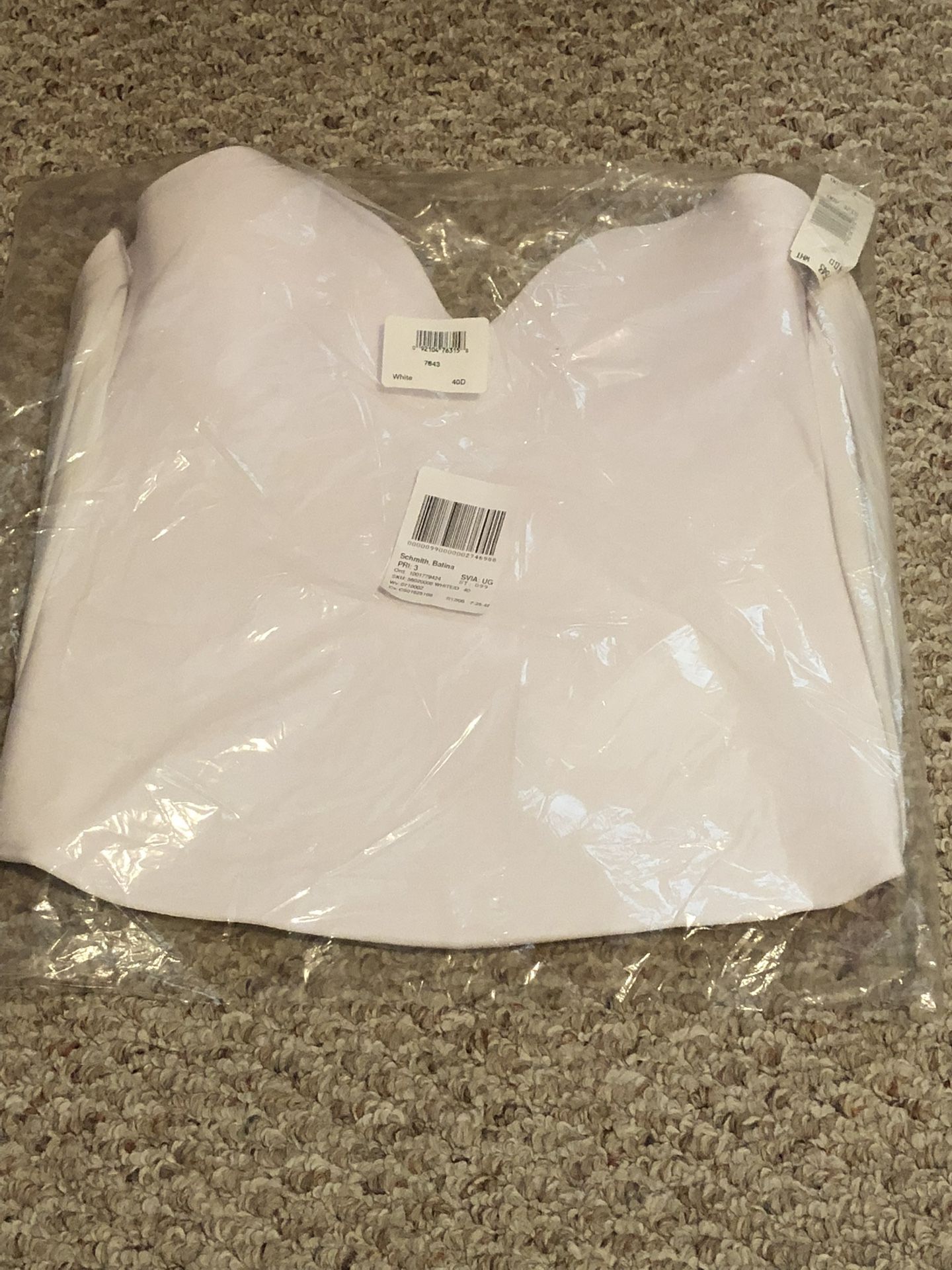 Women’s David Bridal Felina Longline Underwire Bra 40D 7463