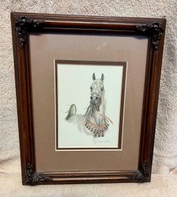 Beautiful Original Painting Signed Twice Lower Right Artist Sandy Saltonstall