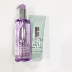 Clinique Take The Day Off And 7 Day Scrube Face Wash Full Size New