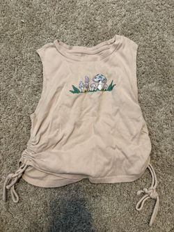 Baby Pink Mushroom Tee