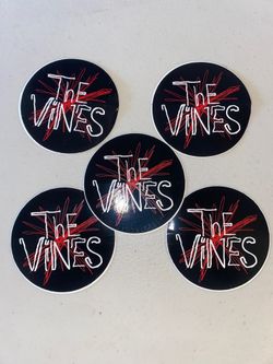 (5) THE VINES HIGHLY EVOLVED ALBUM 2002 CAPITOL PROMOTIONAL STICKER 3" DECAL