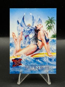 1995 Fleer Ultra Marvel Spring Break #145 Psylocke & Archangel