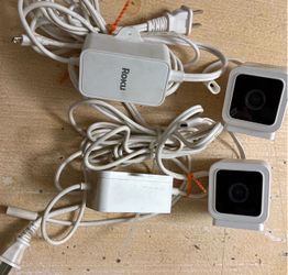 2 Roku Wired Smart Home WiFi Outdoor Cameras
