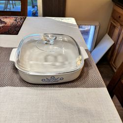 Vintage Corning Ware A-10-B Blue Cornflower Casserole 2.5 Liter - with Lid 