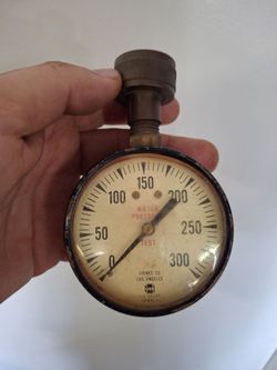 Water pressure gauge