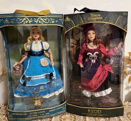 Disney Limited Edition Alice & Redd Collector Dolls