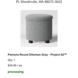 Storage Ottoman