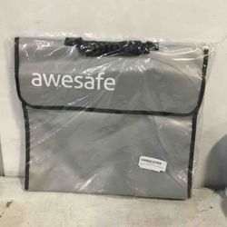 Awesafe Fireproof Money Bag for Cash Waterproof Pouch Envelopes Bags for Document, Bank Deposit,Passport,Jewelry