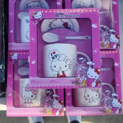 Hello kitty tea cup set