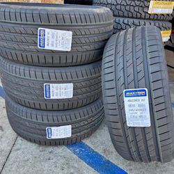 245/45ZR19  Set Of 4 Maxtrek New Tires 